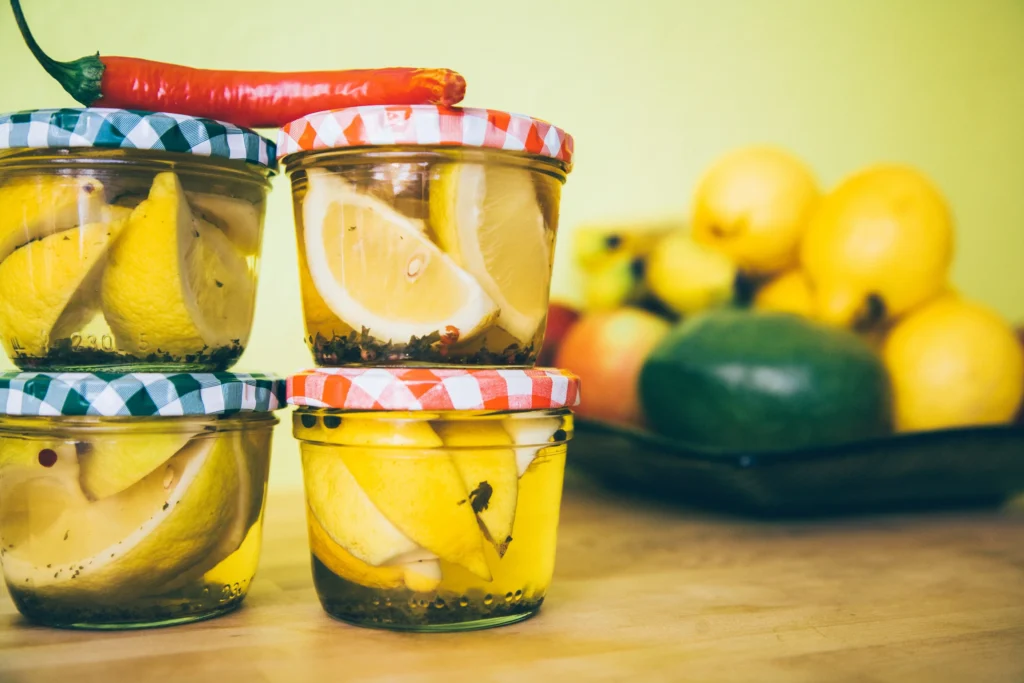 Fermenting a lemon