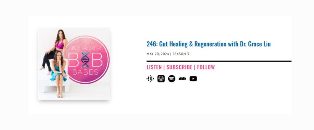 Gut Healing and Regeneration with Dr. Grace Liu